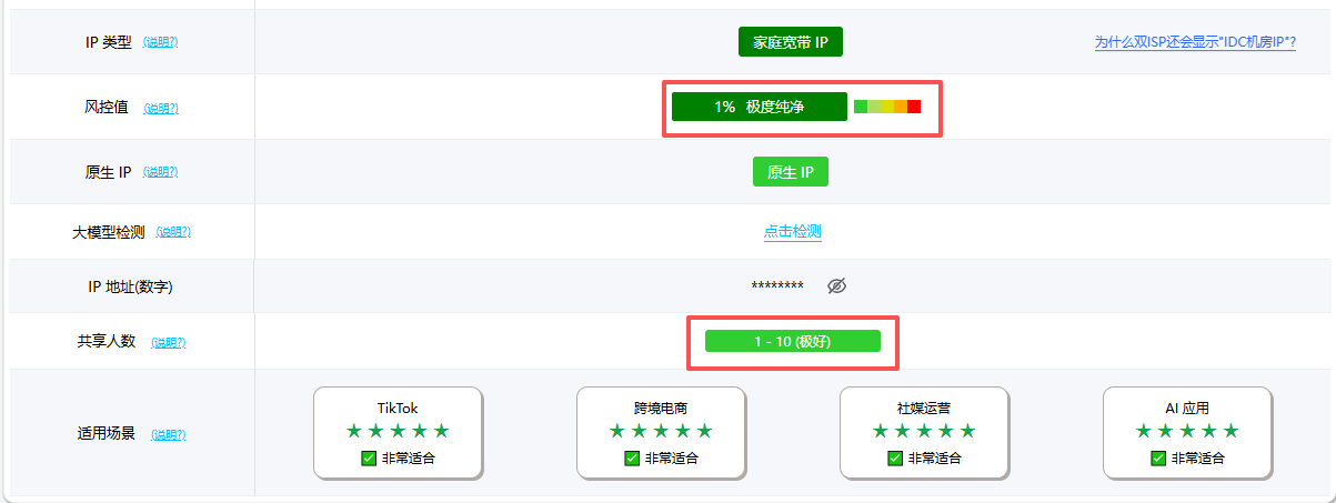 网络地址纯净度检测页面
